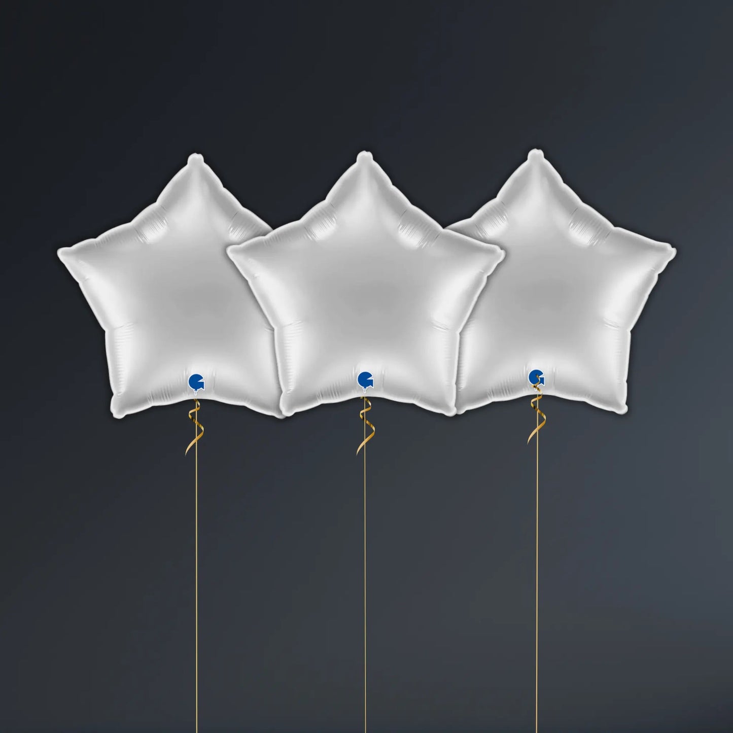 Silver Star Foil Balloon Package - Helium Filled | The Party Hut Cheltenham