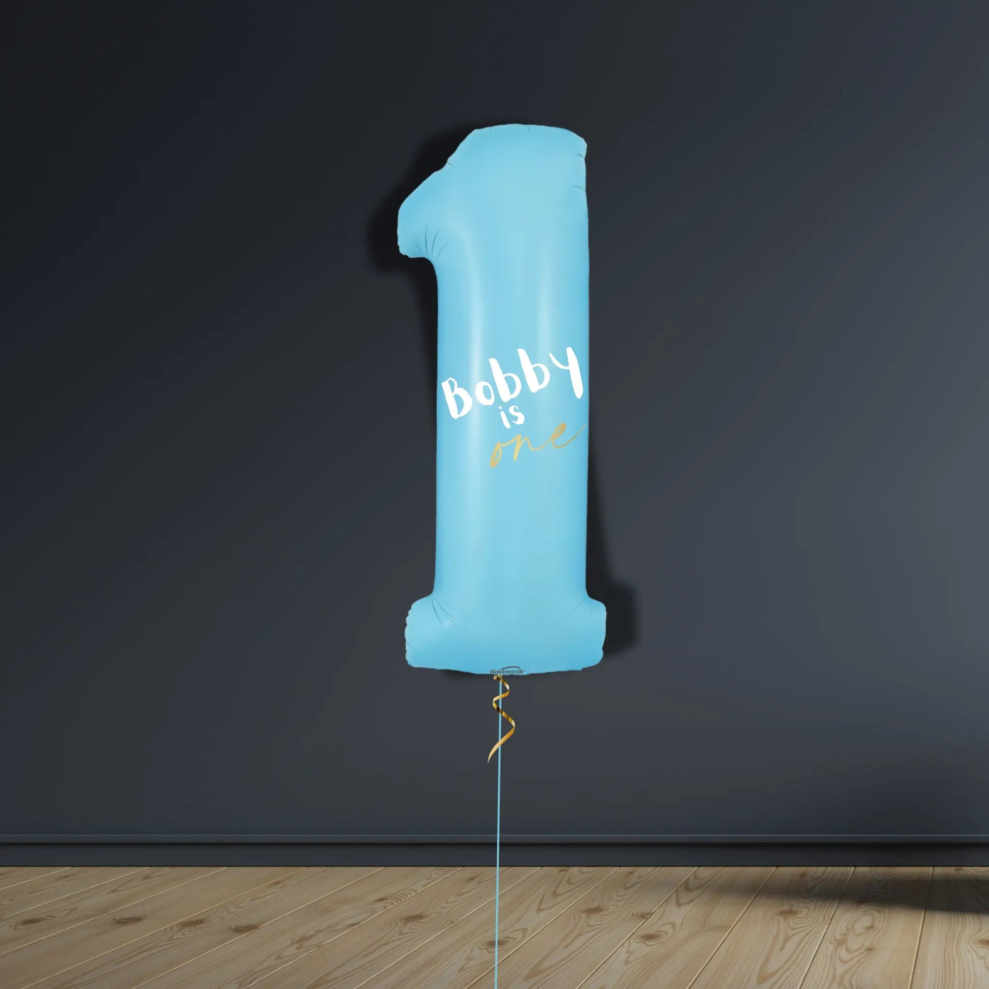 Sky Blue 1st Birthday Balloon Package | Helium Bouquets