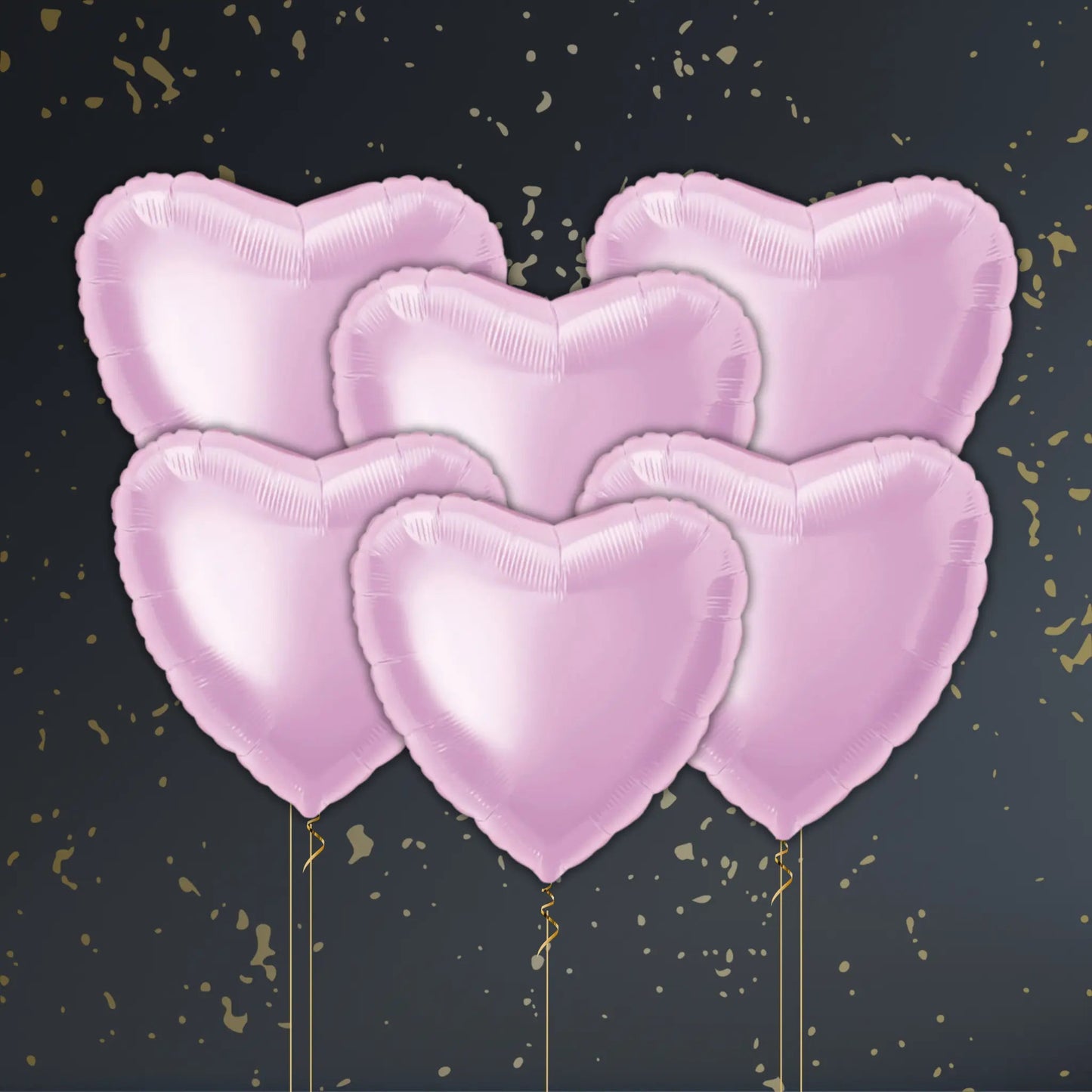 Baby Pink Heart Balloon Package - Helium Filled | The Party Hut Cheltenham