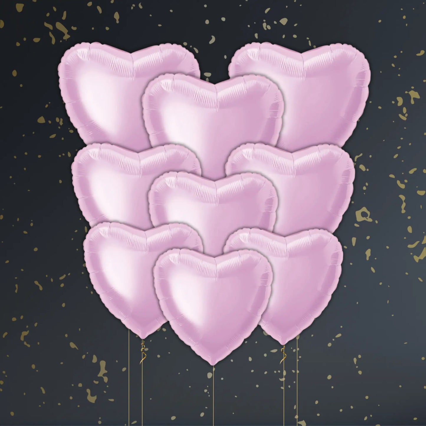 Baby Pink Heart Balloon Package - Helium Filled | The Party Hut Cheltenham