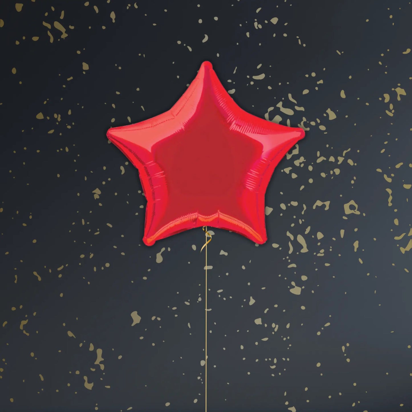 Red Star Balloon Package - Helium Filled | The Party Hut Cheltenham