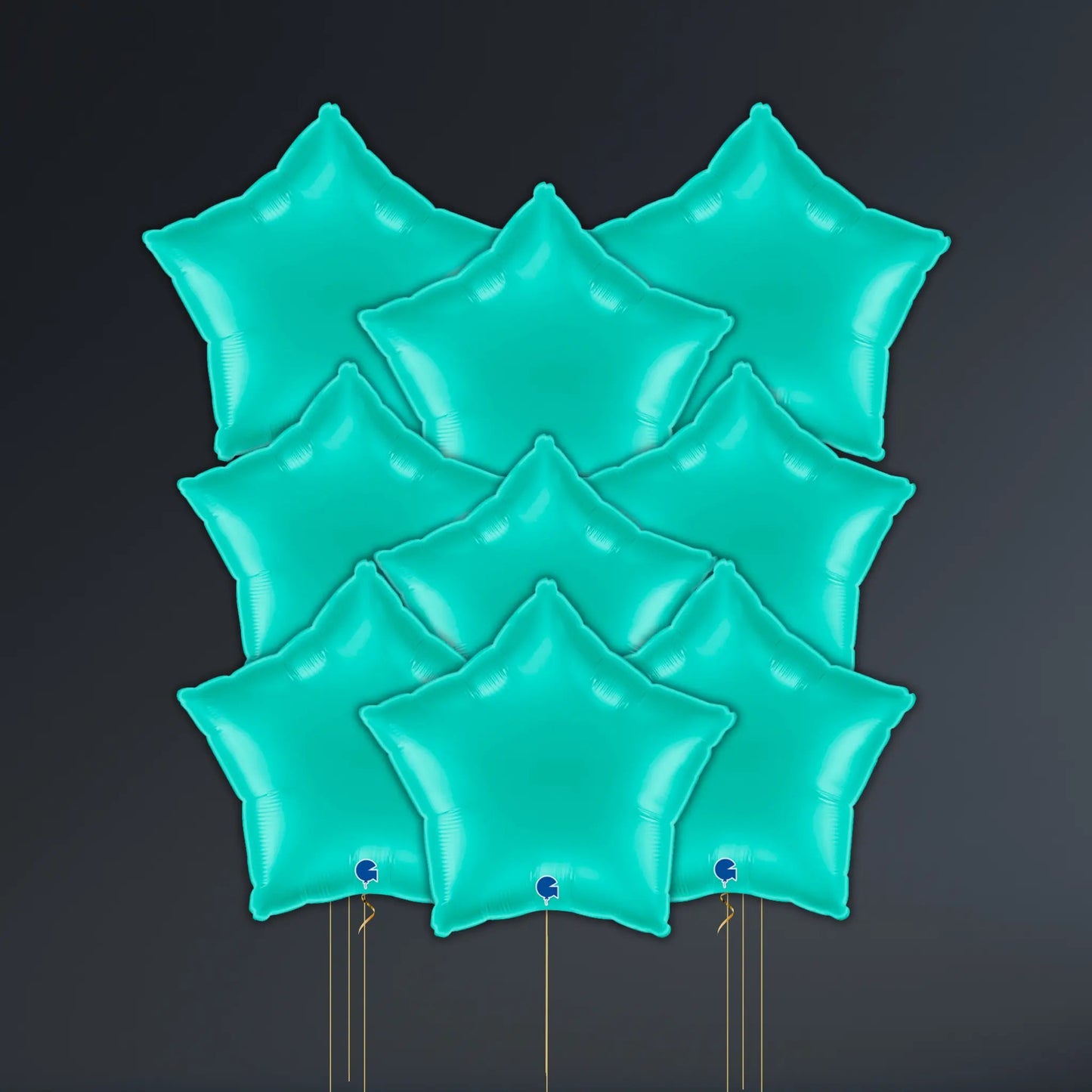 Tiffany Blue Star Balloon Package - Helium Filled | The Party Hut Cheltenham