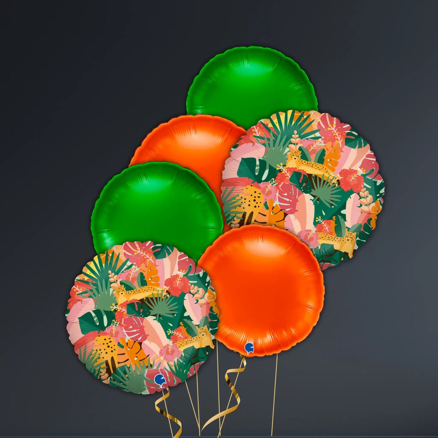 Tropical Jungle Leopard Foil Balloon Package – Bright Safari Theme | The Party Hut Cheltenham