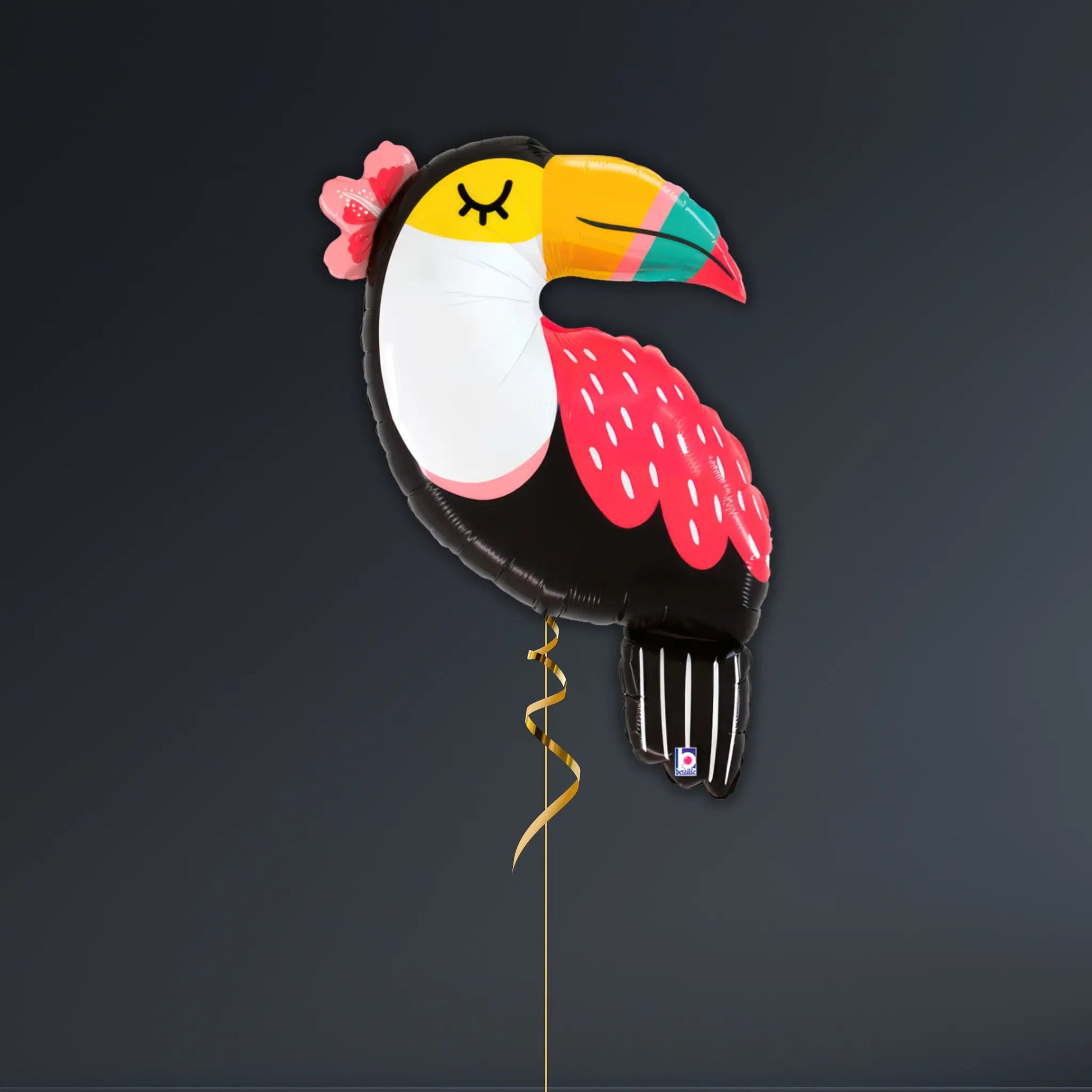 Tropical Toucan Birthday Balloon Package – Jungle Party Foil Set