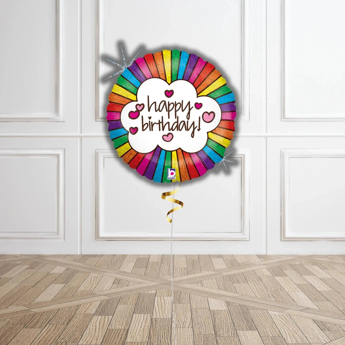 Vibrant Rainbow Happy Birthday Balloon Bouquet | The Party Hut Cheltenham