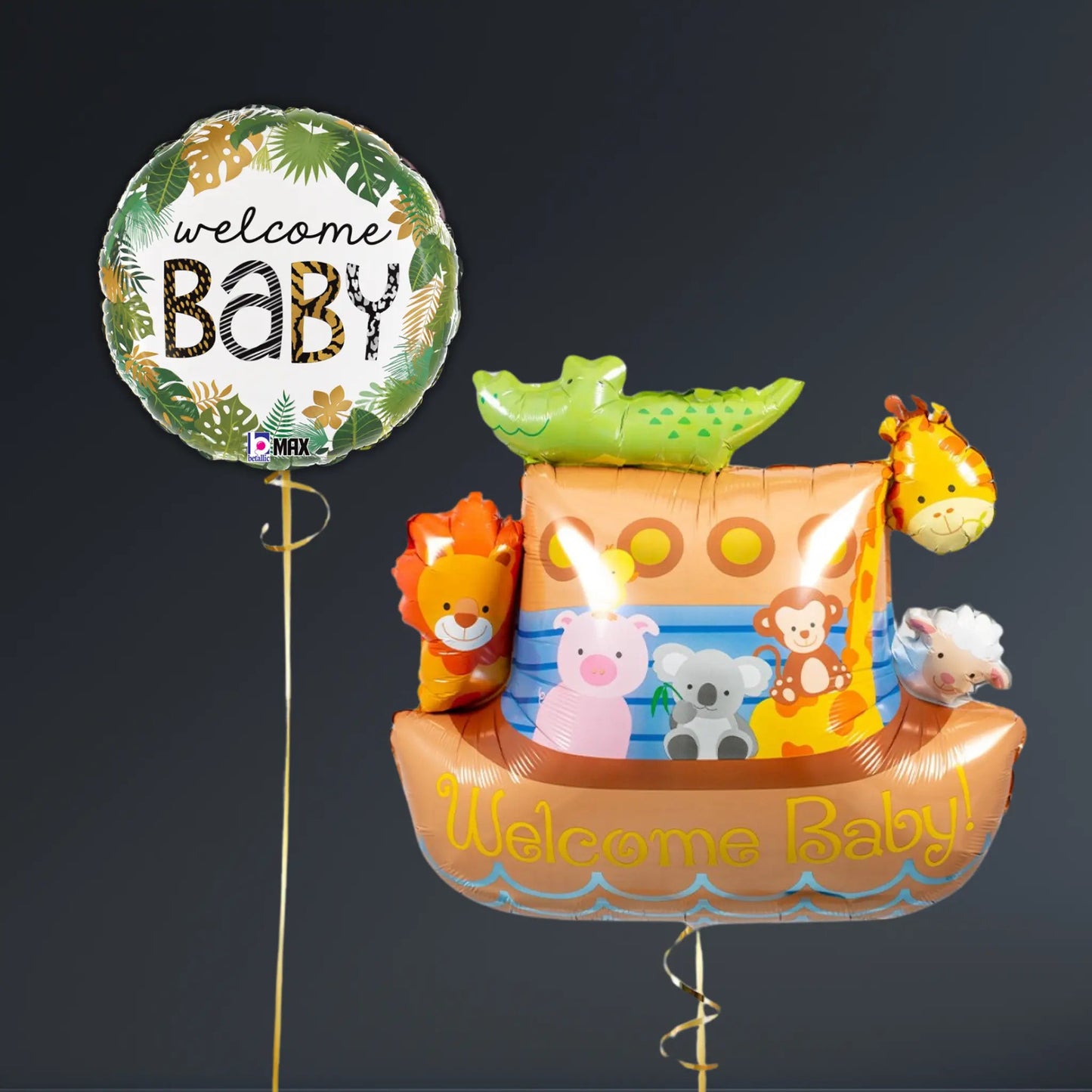 Welcome Baby, Noahs Arc Balloon Package - 31", Helium Filled | The Party Hut Cheltenham