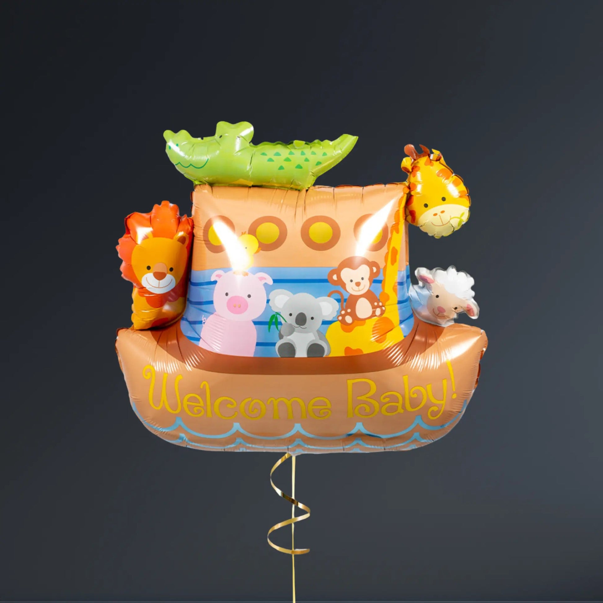 Welcome Baby, Noahs Arc Balloon Package - 31", Helium Filled
