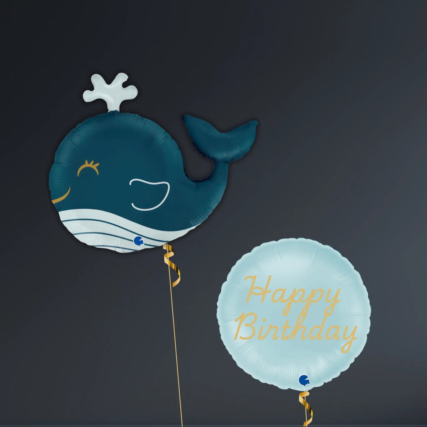 Whale Birthday Balloon Package – Ocean Theme Foil Balloons | The Party Hut Cheltenham
