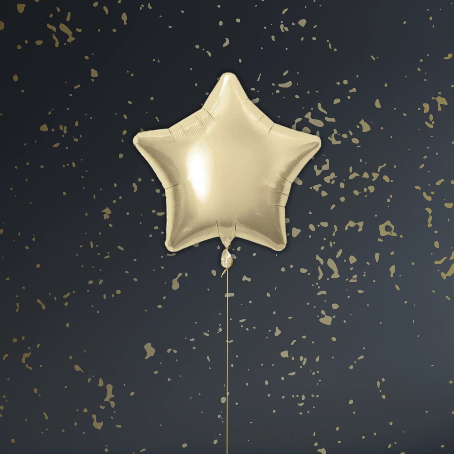 Silk Gold Star Balloon Package - Helium Filled | The Party Hut Cheltenham