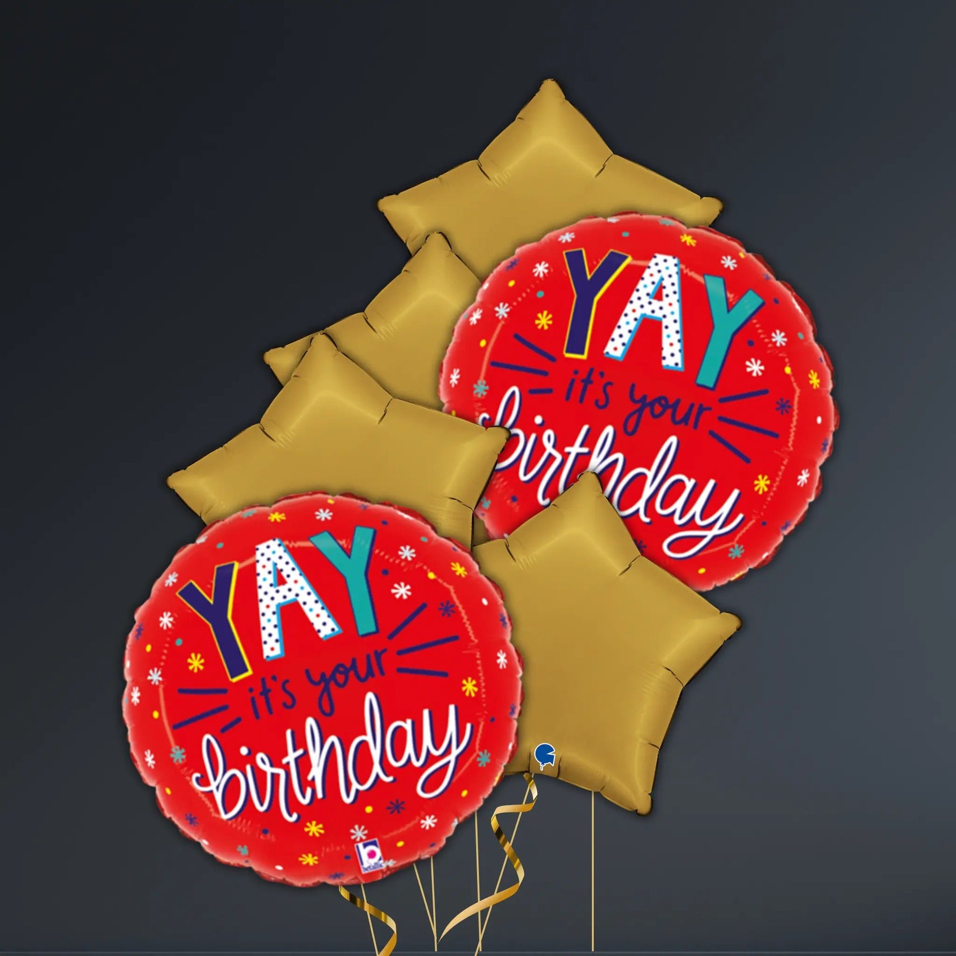 Yay It’s Your Birthday Balloon Package – Helium Filled